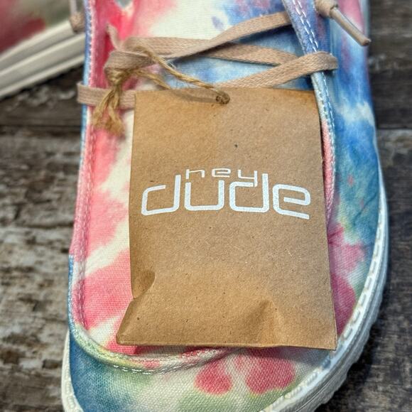 Hey Dude Womens Wendy Boho Shoe Mandala Tie Dye Slip On Casual Beach Size 9 NWT - Picture 4 of 11